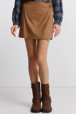 Falda corta antelina