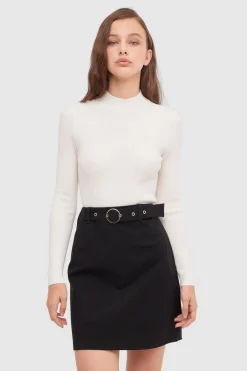 Falda Corta Cintur&oacute;n