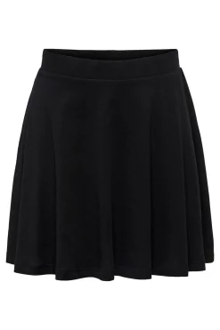 Falda corta con vuelo