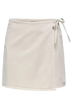 Falda corta cruzada
