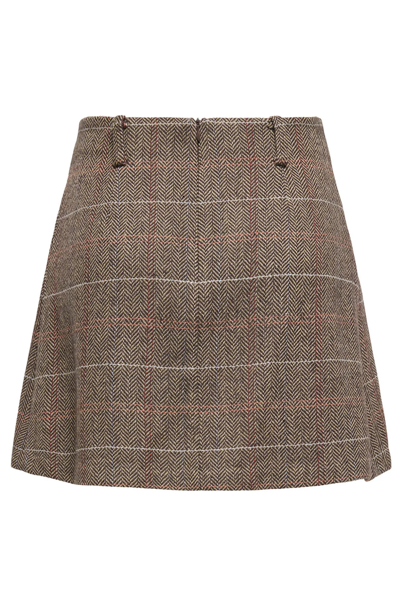 Falda corta cuadros de tablas