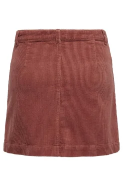 Falda corta de pana