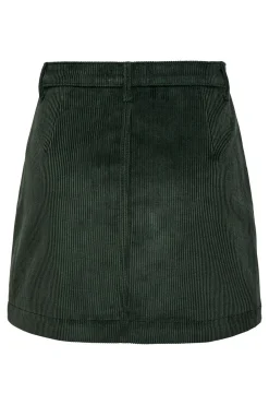 Falda corta de pana
