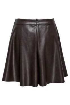 Falda corta piel vegana