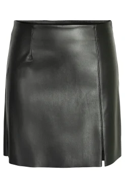 Falda corta polipiel