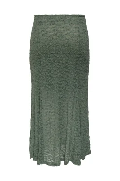 Falda de encaje talla grande