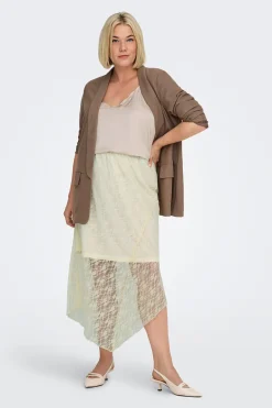 Falda de encaje talla grande