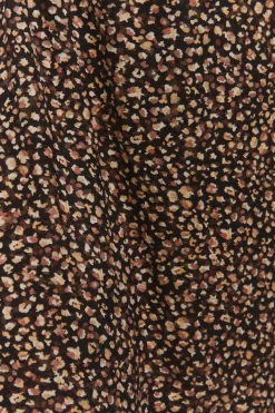 Falda estampada con goma