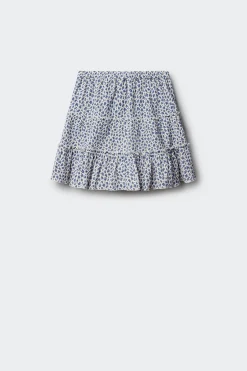 Falda flores ni&ntilde;a