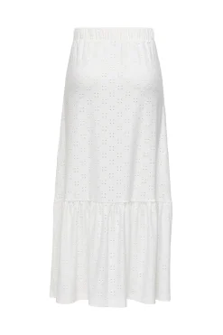 Falda larga bordada