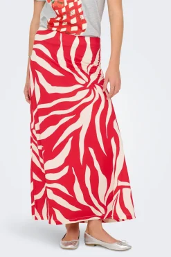 Falda larga estampado floral