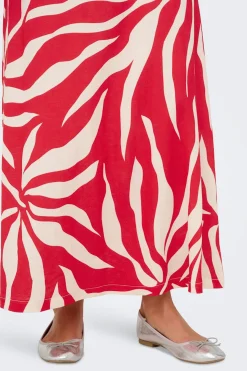 Falda larga estampado floral