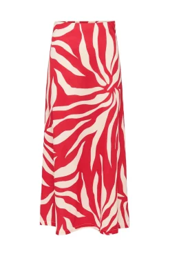 Falda larga estampado floral