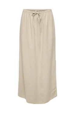 Falda larga lino