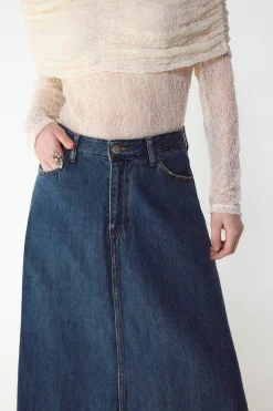 Falda Larga Vaquera