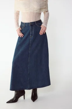 Falda Larga Vaquera