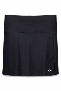 Falda microfibra negra malla interior