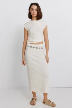 Falda midi estructura