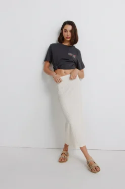 Falda midi estructura