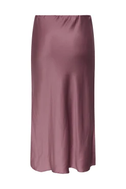 Falda midi satinada talla grande