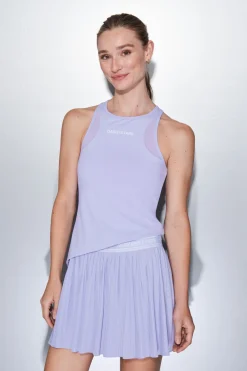 Falda plisada lila malla interior