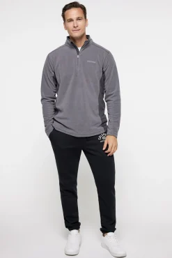 Forro polar con media cremallera