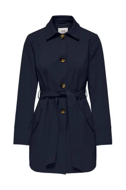 Gabardina botones cintur&oacute;n