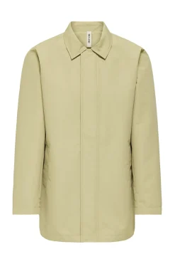 Gabardina cierre de cremallera