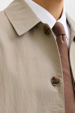 Gabardina cl&aacute;sica larga