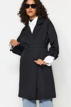 Gabardina oversize larga