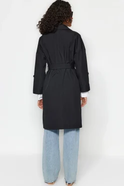 Gabardina oversize larga