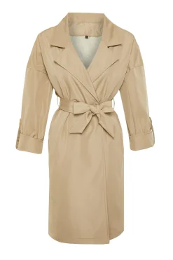 Gabardina oversize larga