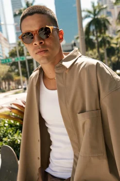 Gafas de sol redondas polarizadas