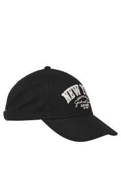 Gorra algod&oacute;n con texto bordado