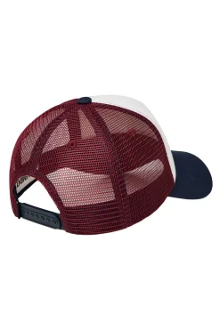 Gorra trucker con visera curva