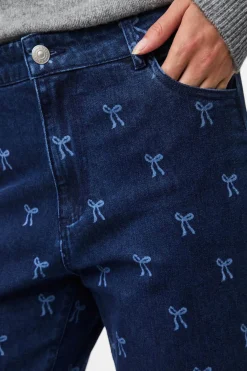 Jean relax estampado lazo