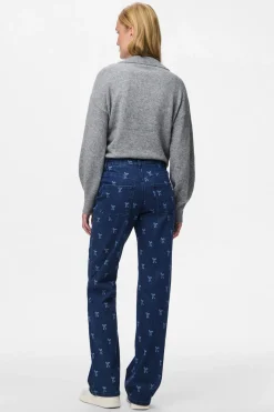 Jean relax estampado lazo