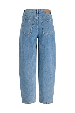 Jeans barrel tiro medio