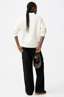 Jeans Cargo con cintura alta