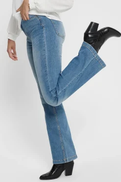 Jeans Flare Tiro Alto