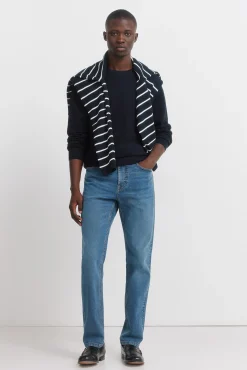 Jeans lavado medio oscuro skinny fit