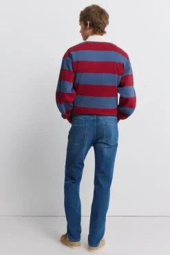 Jeans lavado medio slim fit