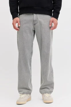 Jeans loose tiro medio vaquero