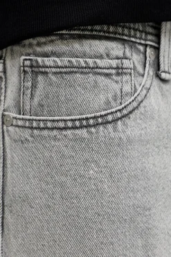 Jeans loose tiro medio vaquero