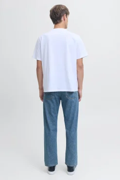 Jeans loose tiro medio vaquero