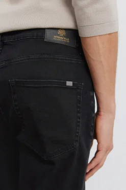 Jeans negro lavado skinny fit