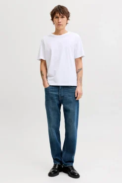 Jeans relaxed tiro alto algod&oacute;n