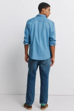 Jeans sobretintado regular fit