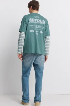 Jeans sobretintado straight fit