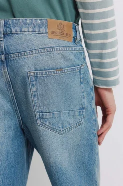 Jeans sobretintado straight fit